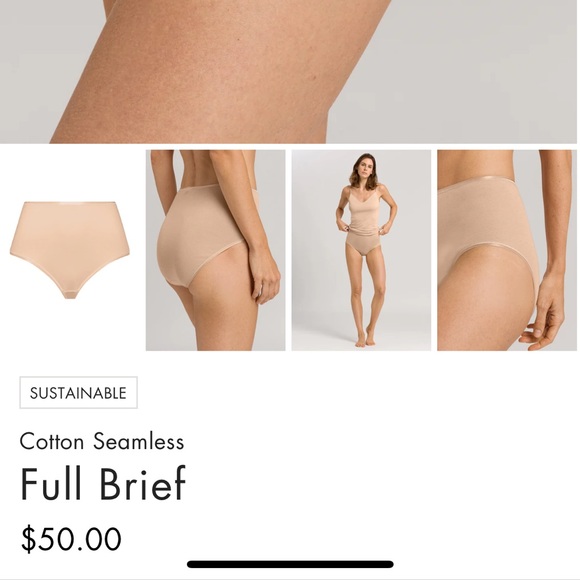 NIB HANRO Cotton Seamless Briefs sz XS - Picture 8 of 9